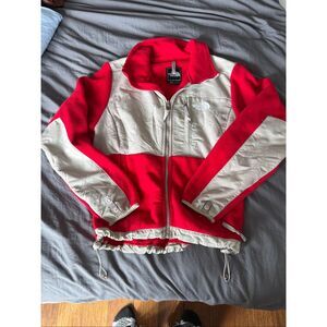 The North Face Denali Fleece Jacket Women's Size Small Red/White